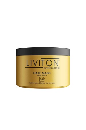 Saç Maskesi 24k Gold Serisi 300 ml 24 Farklı Bitkisel Yağ 24KMSK - 2