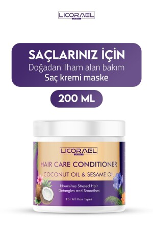 Saç Maskesi (Haır Care Condıtıoner) 200ml - Licorael Dubai