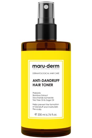 مادة من نوع MNZ-Tonic Hair Tonic فعالة ضد الشعر 200 مل فجاني الشعر الطبيعي / الزيتي - Maru.Derm