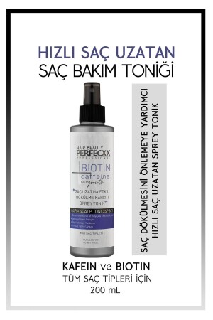 Saç Uzatma Etkili Dökülme Karşıtı Kafein & Biotin Sprey Tonik - 3