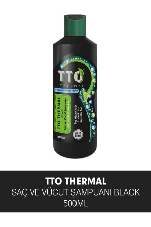 Saç Ve Vücut Şampuanı 400 - 100 Ml Black ( Çay Ağacı Yağı - Tea Tree Oıl) - Tto