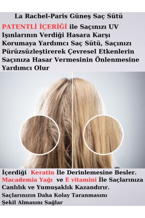 Saçlarınızı Üst Düzey Besleyen Keratin-macademia Yağı-e Vitaminine Sahip Saç Bakım Sütü - 4