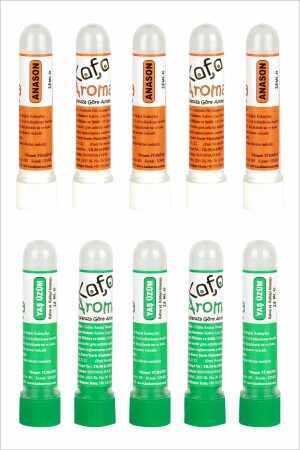 Saf Anason Yağı 5 Adet Yaş Üzüm Aroması 5 Adet 3 ml - 1