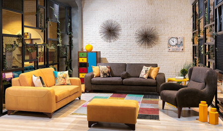 مجموعة الأريكة من طراز MNZ-Safari - Cadde Yıldız