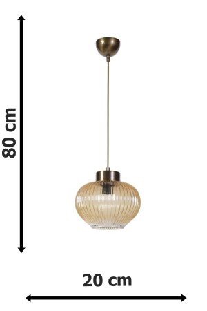 Sahra Moderner Balcam-Einzelkronleuchter SAHRATEKLIBAL - 3