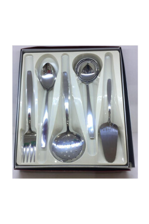 Sahra Sade 77-teiliges Messer-Gabel-Löffel-Set für 12 Personen NHRSHR77PRC - 4