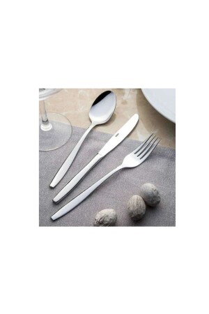 Sahra Sade 89 Parça 12 Kişilik Kutulu Çatal Bıçak Seti 9541851 - Nehir