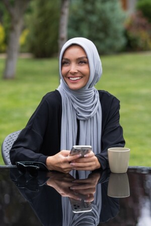 من القطن المجمّع من قنب شال الحجر الرمادي - Elans