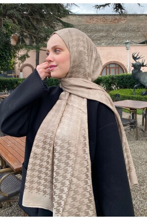 نمط منز القطن جاكارد شال - Mis İpek