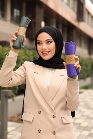 النموذج من الحزام المشمش القطن شال الحزام - الأسود - Organic Scarfs