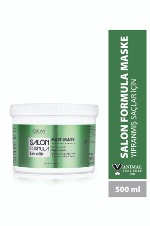 Salon Formula Haarmaske Keratin 500 ml - 3