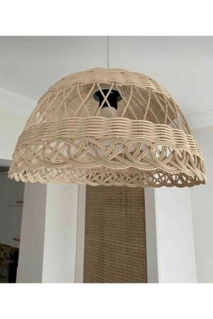 Salon Mutfak Özel Tasarım Rattan Avize (DUY DAHİL) RATTANAVIZEAF2023002 - 1