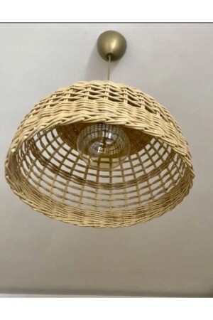 Salon-yatak Odası-mutfak Avizesi Rattan Craftpaper El Yapımı Avize (DUY DAHİL) Tü828434 - 3