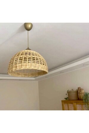 Salon-yatak Odası-mutfak Avizesi Rattan Craftpaper El Yapımı Avize (DUY DAHİL) Tü828434 - 2