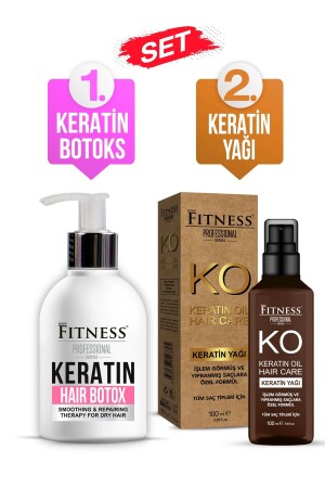 Sam Onarıcı Yıpranmış Kuru Saç Botoksu Hair Botox 250 ml - Keratin Yağı 100 ml - 2