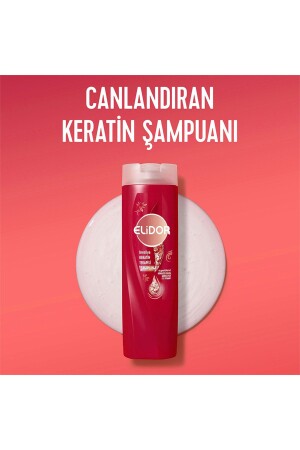 Şampuan Brezilya Keratin Terapisi Hidrolize Keratin Marula Yağı E Vitamini 400 ml X3 - 5