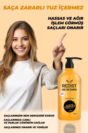 Şampuan Saç Bakımı Tuzsuz Şampuan 1000 Ml - Redist