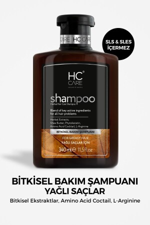 Şampuan Yağlı Saçlar Için - 340 Ml. - Hc Care