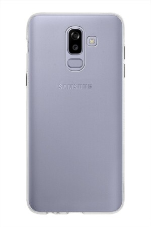 Samsung Galaxy J8 Uyumlu Kapak Şeffaf Silikon Kılıf KM1MMSAMJ8 - 1