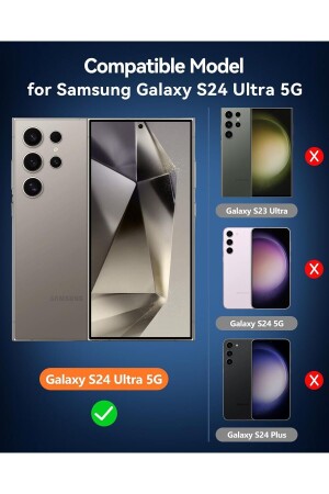 Samsung Galaxy S24 Ultra 6.8' Ekran Koruyucu Cam Full Kaplama Düz Tempered Glass Screen Zırh - 6