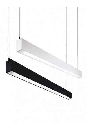 Samsung Led Linear Luminaire 100 cm (SCHWARZES GEHÄUSE, TAGESLICHT 3000 K) Pendelleuchte Moderner Kronleuchter Wohnzimmer Küche 22 W 3020 4580 - 1