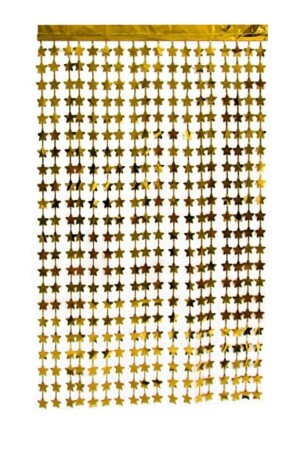 الذهب من النجم على شكل النجم المعدني الستارة الخلفية - Samur