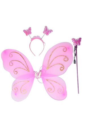 التاج و الستارة اللون الوردي للأطفال - Samur