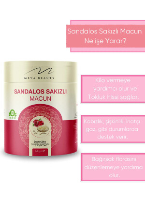 Sandaloz Sakızlı Bitkisel Detox Form Macun 156 - 4