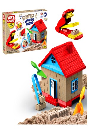 Sandhausbau Kinetisches Sandspielset 750 gr -dede. - 2