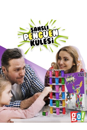 MNZ-Lucky Penguin Tower ذكاء تعليمية و نشاط لعبة الترفيه الصندوق لعبة تعليمية 5446874642 - Go Toys