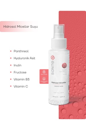Sante Plus Hydrosol Micellar Probiotisches Gesichtsreinigungswasser 200 ml SP27 - 3