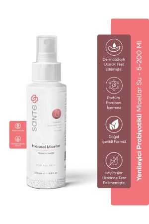 Sante Plus Hydrosol Micellar Probiotisches Gesichtsreinigungswasser 200 ml SP27 - 1