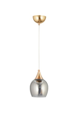 Sante Single Gold Smoked Glass Modern Pendant Kronleuchter SNT01 - 4