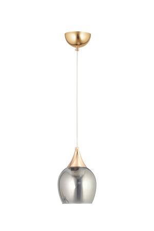 Sante Single Gold Smoked Glass Modern Pendant Kronleuchter SNT01 - 5