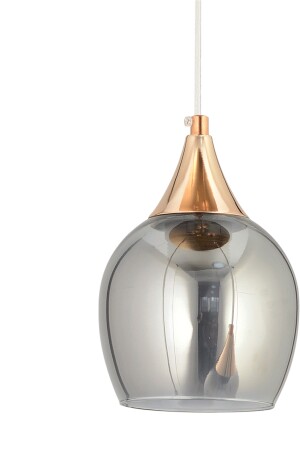 Sante Single Gold Smoked Glass Modern Pendant Kronleuchter SNT01 - 6