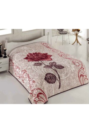 (مـنـز) - كتان مزدوج - وردة جديدة (بيج) - وردة جديدة (بيج) - Sarar