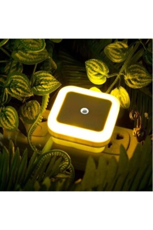 Sarı Pt 893 Karanlık Sensörlü Gece Lambası - 1