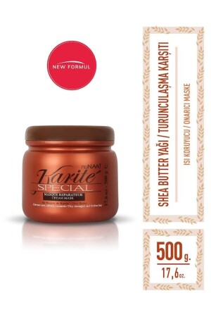 Sarı Ve Platin Saçlara Özel Turunculaşma Ve Kuruluk Karşıtı Shea Yağı Içeren Saç Maskesi - Nunaat