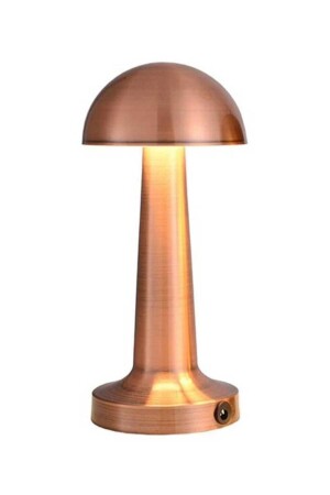 Şarjlı Masa Lambası Dimmerli Dekoratif Abajur Cata Lizbon Dokunmatik Cafe Masa Lambası 3 Renk Işık M - Sekatech