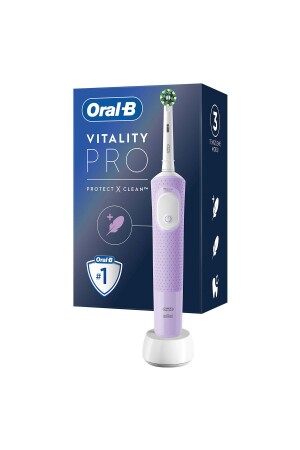 Şarjlı/Elektrikli Diş Fırçası Vitality Pro Lila Koruma ve Temizlik - 1