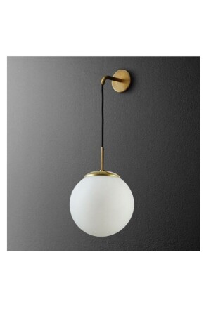 مصباح المعلقة من MNZ Modern Globe Glass Sconce LMBDR3523S1 - Lambadar