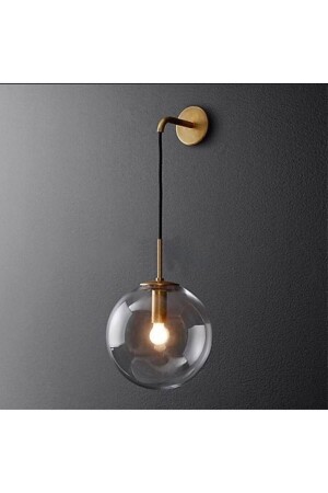مصباح المعلقة من MNZ Modern Globe Glass Sconce LMBDR3523S1 - Lambadar