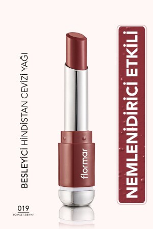 Saten Dokulu Stick Ruj - Prime N Lips Lipstick - 019 Scarlet Sienna- 8690604364503 0313054 - 1