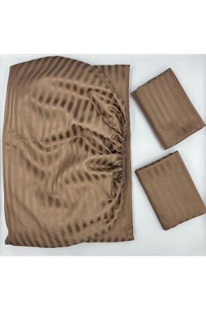 Saten Lastikli Çarşaf + Kapaklı Yastık Kılıfı (yüksek Köşe Derinliği ) ***son Trend*** - Pınarhome Collectıon