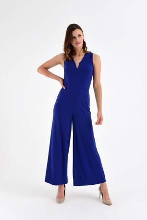 Sax-Jumpsuit mit Reißverschluss vorne für Damen 20L6845 - 1