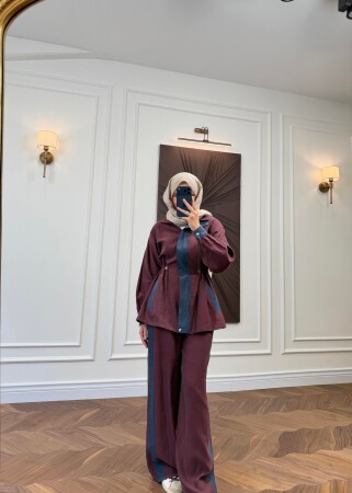Saye Eşofman Takım - Bordo - Nuuwears