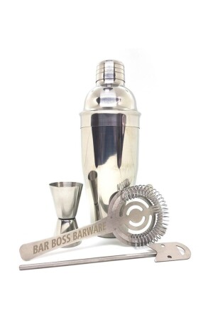 Saygın Ticaret Professionelles Bar-Shaker-Set für die Cocktailzubereitung, 750 ml - 1