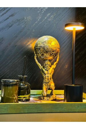 Scarpion Şarjlı Masa Lambası Dimmerli Dekoratif Abajur Dokunmatik Sunum Lambası 3 Renk Işık Modu - Scarpion