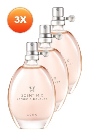 Scent Mix Romantic Bouquet Kadın Parfüm Edt 30 Ml. Üçlü Set PARFUM0220-3 - 2