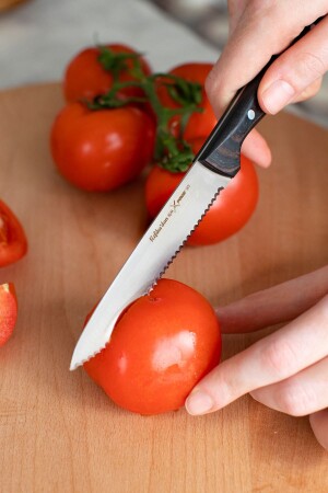 Schäl- und Schneidemesser für Obst und Gemüse, 12 cm. - Refika Birgül - 2